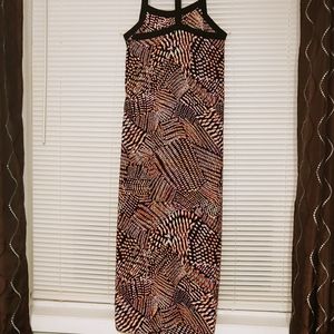 Strappy Maxi Dress multi color